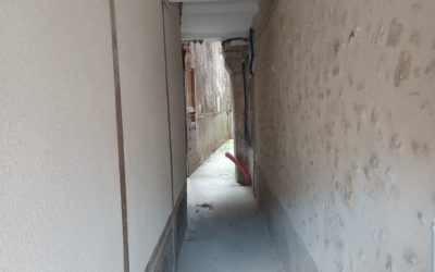 réfection de l’entrée d’une immeuble ancien