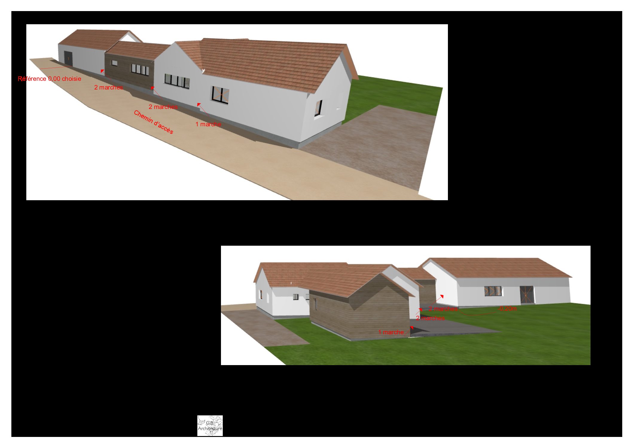 Démolition et construction d’une maison – démolition terminée – voir l’article consacré à la construction